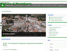 Tablet Screenshot of comune.montefusco.av.it